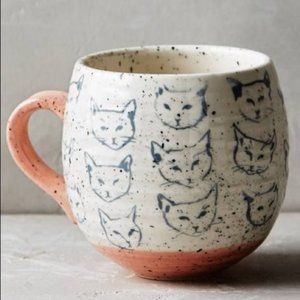 Collectible Leah Goren Cat Study Mug (Used)